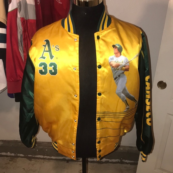 Oakland A’s jacket Jose canseco STARLINE - Picture 1 of 8